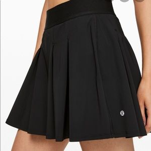 Black Lululemon Tennis Skirt Size 8 WORN ONCE